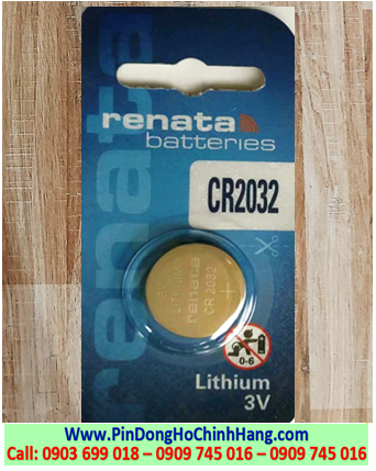 Pin Renata CR2032 lithium 3.0v 